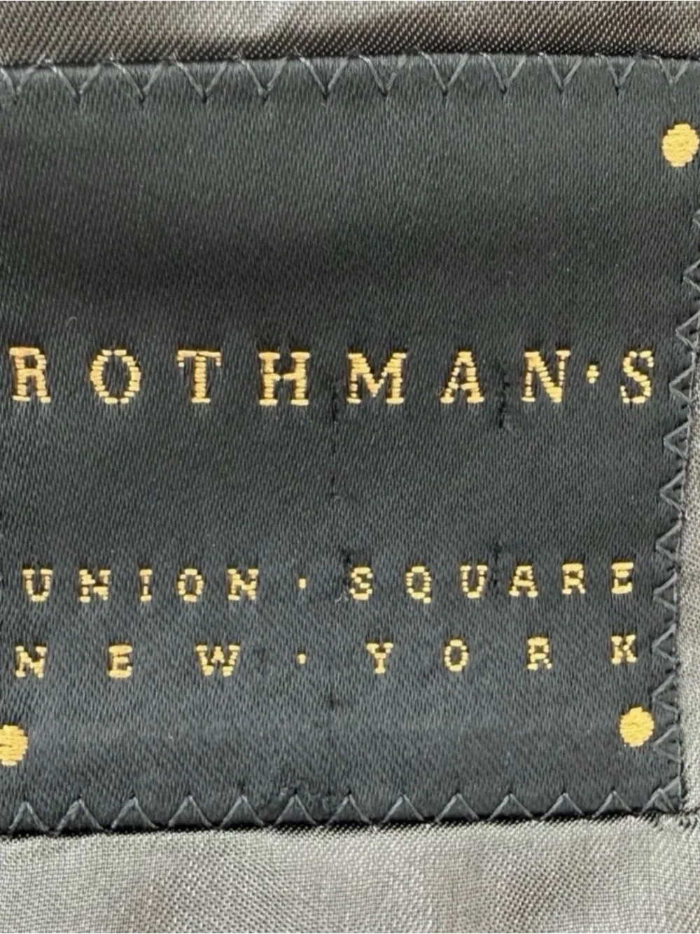 Jack Victor Rothmans Union Square Wool Houndstooth Blazer 48R